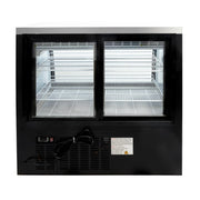 MoTak MDC36-X 36 1/4" Full Service Deli Case w/ Curved Glass - (3) Levels, 115v