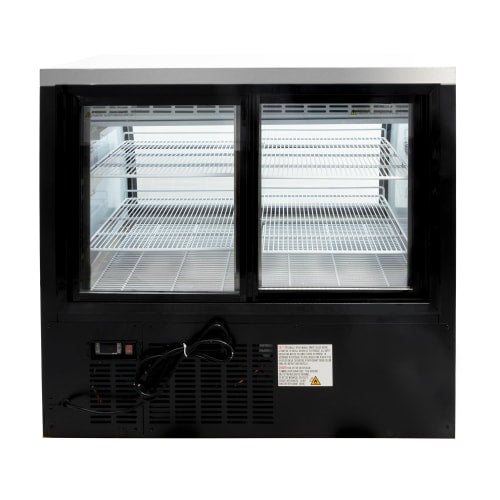 MoTak MDC36-X 36 1/4" Full Service Deli Case w/ Curved Glass - (3) Levels, 115v