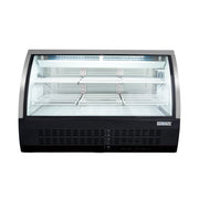 MoTak MDC64-X 64 1/4" Full Service Deli Case w/ Curved Glass - (3) Levels, 115v