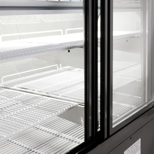 MoTak MDC64-X 64 1/4" Full Service Deli Case w/ Curved Glass - (3) Levels, 115v