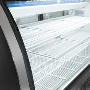 MoTak MDC64-X 64 1/4" Full Service Deli Case w/ Curved Glass - (3) Levels, 115v