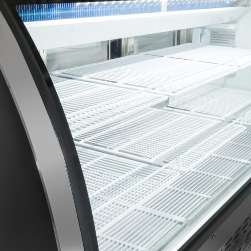 MoTak MDC64-X 64 1/4" Full Service Deli Case w/ Curved Glass - (3) Levels, 115v