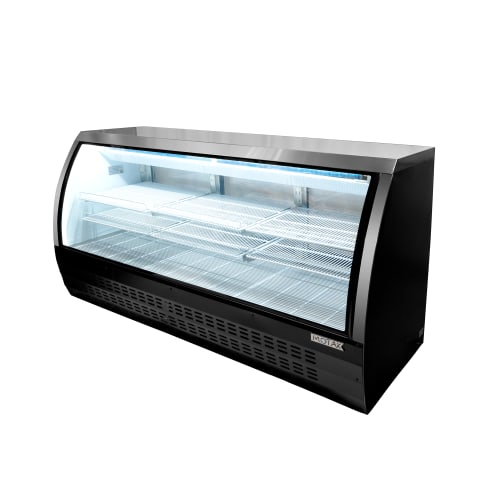 MoTak MDC79-X 82" Full Service Deli Case w/ Curved Glass - (3) Levels, 115v