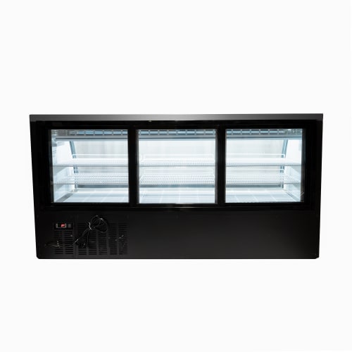 MoTak MDC79-X 82" Full Service Deli Case w/ Curved Glass - (3) Levels, 115v