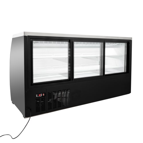 MoTak MDC79-X 82" Full Service Deli Case w/ Curved Glass - (3) Levels, 115v