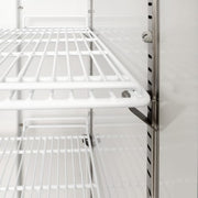 MoTak MGD-1DF-16-HC 25" One Section Display Freezer w/ Swing Doors - Bottom Mount Compressor, Black, 115v