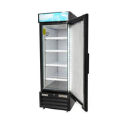 MoTak MGD-1DF-23-HC 26 4/5" One Section Display Freezer w/ Swing Door - Bottom Mount Compressor, Black, 115v
