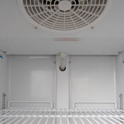 MoTak MGD-1DF-23-HC 26 4/5" One Section Display Freezer w/ Swing Door - Bottom Mount Compressor, Black, 115v