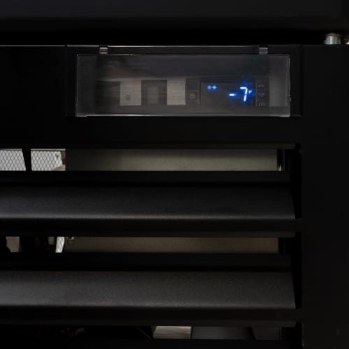 MoTak MGD-1DF-23-HC 26 4/5" One Section Display Freezer w/ Swing Door - Bottom Mount Compressor, Black, 115v
