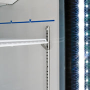 MoTak MGD-1DR-16-HC 25" One Section Glass Door Merchandiser - (1) Right Hinge Door, Black, 115v