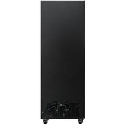 MoTak MGD-1DR-23-X 28 3/8" One Section Glass Door Merchandiser - (1) Right Hinge Door, Black, 115v