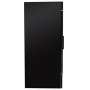MoTak MGD-2DF-36-HC 39 1/2" Two Section Display Freezer w/ Swing Doors - Bottom Mount Compressor, Black, 115v