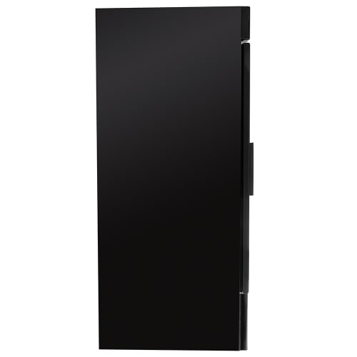 MoTak MGD-2DF-36-HC 39 1/2" Two Section Display Freezer w/ Swing Doors - Bottom Mount Compressor, Black, 115v