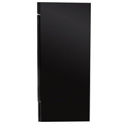 MoTak MGD-2DF-36-HC 39 1/2" Two Section Display Freezer w/ Swing Doors - Bottom Mount Compressor, Black, 115v