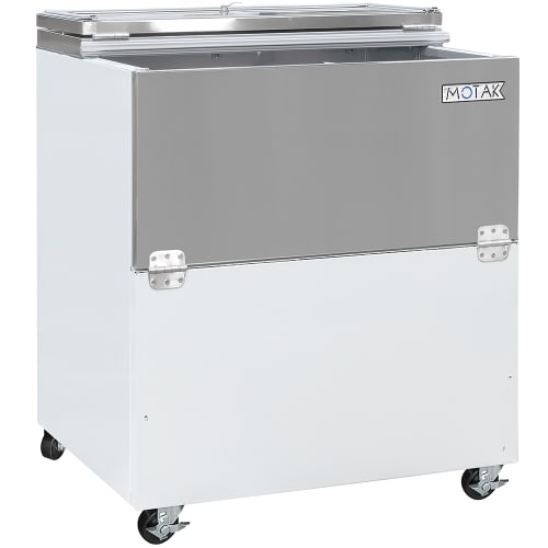 MoTak MMC34-X Milk Cooler w/ Top & Side Access - (512) Half Pint Carton Capacity, 115v