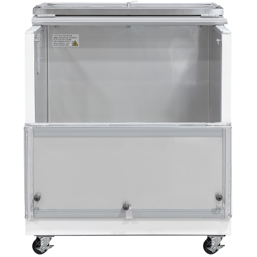 MoTak MMC34-X Milk Cooler w/ Top & Side Access - (512) Half Pint Carton Capacity, 115v