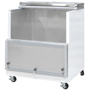 MoTak MMC34-X Milk Cooler w/ Top & Side Access - (512) Half Pint Carton Capacity, 115v