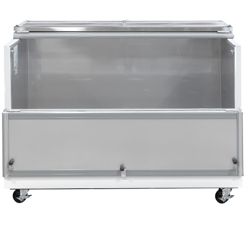MoTak MMC58-X Milk Cooler w/ Top & Side Access - (1024) Half Pint Carton Capacity, 115v