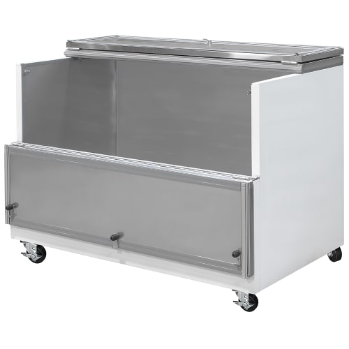MoTak MMC58-X Milk Cooler w/ Top & Side Access - (1024) Half Pint Carton Capacity, 115v