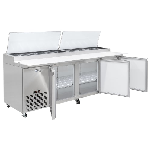MoTak MPR-93-X 91 7/8" Pizza Prep Table w/ Refrigerated Base, 115v