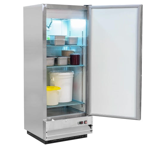 MoTak MSD-1DF-BAL-12-X 24 3/4" One Section Reach In Freezer, (1) Right Hinge Solid Door, 115v
