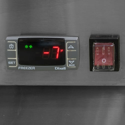 MoTak MSD-1DF-BAL-12-X 24 3/4" One Section Reach In Freezer, (1) Right Hinge Solid Door, 115v