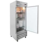 MoTak MSD-1DF-BAL-X 29" One Section Reach In Freezer, (1) Right Hinge Solid Door, 115v