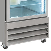 MoTak MSD-1DR-BAL-27-G-X 29" One Section Reach In Refrigerator - (1) Right Hinge Glass Door, 115v