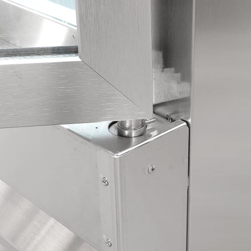 MoTak MSD-1DR-BAL-27-G-X 29" One Section Reach In Refrigerator - (1) Right Hinge Glass Door, 115v