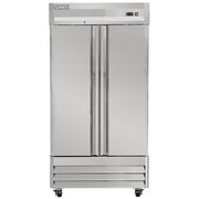 MoTak MSD-2DF-BAL-35-X 39 1/2" Two Section Reach In Freezer, (2) Left/Right Hinge Solid Doors, 115v