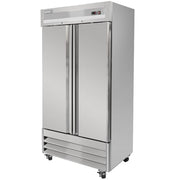 MoTak MSD-2DF-BAL-35-X 39 1/2" Two Section Reach In Freezer, (2) Left/Right Hinge Solid Doors, 115v