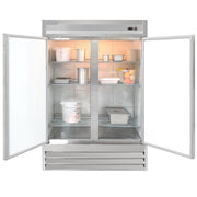 MoTak MSD-2DF-BAL-X 54" Two Section Reach In Freezer, (2) Left/Right Hinge Solid Doors, 115v