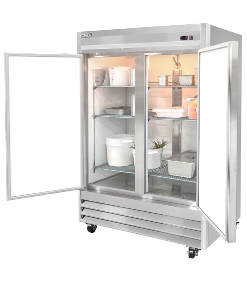 MoTak MSD-2DF-BAL-X 54" Two Section Reach In Freezer, (2) Left/Right Hinge Solid Doors, 115v