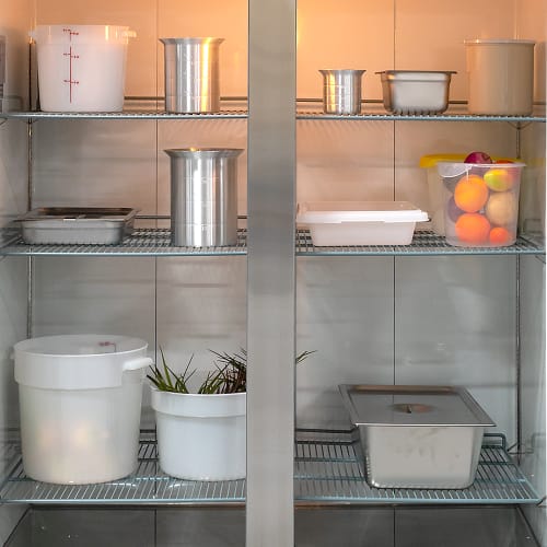 MoTak MSD-2DF-BAL-X 54" Two Section Reach In Freezer, (2) Left/Right Hinge Solid Doors, 115v