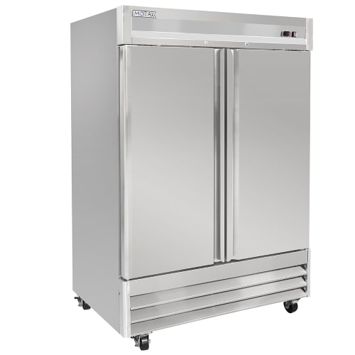 MoTak MSD-2DF-BAL-X 54" Two Section Reach In Freezer, (2) Left/Right Hinge Solid Doors, 115v