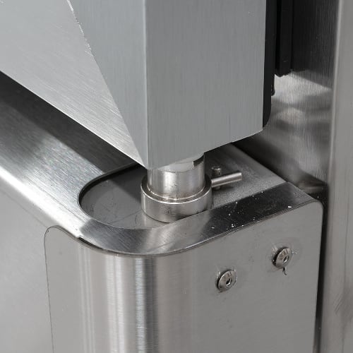 MoTak MSD-2DR-BAL-54-G-X 54" Two Section Reach In Refrigerator - (2) Left/Right Hinge Glass Doors, 115v
