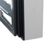 MoTak MSD-2DR-BAL-54-G-X 54" Two Section Reach In Refrigerator - (2) Left/Right Hinge Glass Doors, 115v