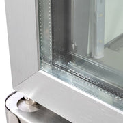 MoTak MSD-2DR-BAL-54-G-X 54" Two Section Reach In Refrigerator - (2) Left/Right Hinge Glass Doors, 115v