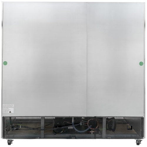 MoTak MSD-3DF-BAL-X 80 7/8" Three Section Reach In Freezer, (3) Left/Right Hinge Solid Doors, 115v