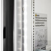 MoTak MSD-3DR-BAL-80-G-X 80 4/5" Three Section Reach In Refrigerator, (3) Left/Right Hinge Glass Doors, 115v