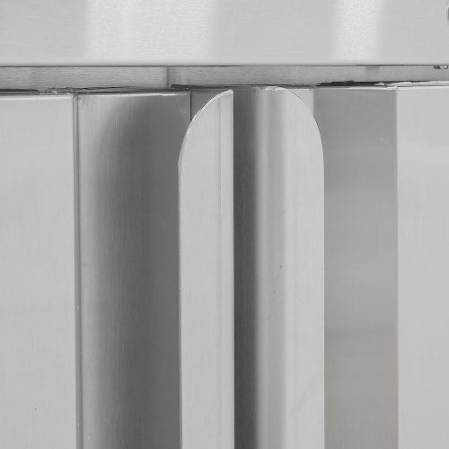MoTak MSD-3DR-BAL-X 80 4/5" Three Section Reach In Refrigerator, (3) Left/Right Hinge Solid Doors, 115v