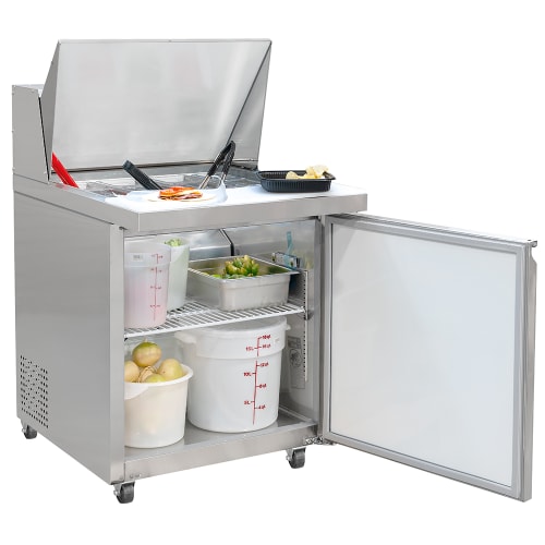 MoTak MST-28-12-X 27 1/2" Mega Top Sandwich/Salad Prep Table w/ Refrigerated Base, 115V