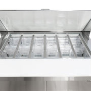 MoTak MST-48-18-X 46 7/8" Mega Top Sandwich/Salad Prep Table w/ Refrigerated Base, 115v