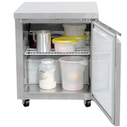 MoTak MUF-28-X 27" W Undercounter Freezer w/ (1) Section & (1) Door, 115v