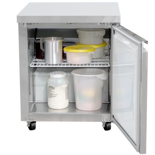 MoTak MUF-28-X 27" W Undercounter Freezer w/ (1) Section & (1) Door, 115v