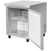 MoTak MUF-28-X 27" W Undercounter Freezer w/ (1) Section & (1) Door, 115v