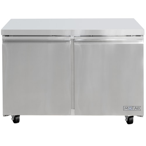 MoTak MUF-48-X 47 1/4" W Undercounter Freezer w/ (2) Section & (2) Door, 115v