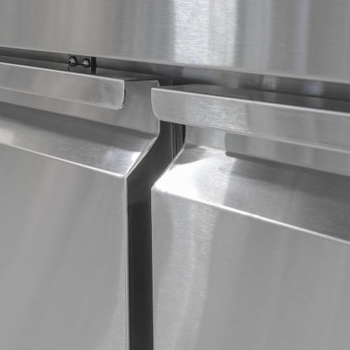 MoTak MUF-48-X 47 1/4" W Undercounter Freezer w/ (2) Section & (2) Door, 115v