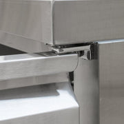 MoTak MUF-48-X 47 1/4" W Undercounter Freezer w/ (2) Section & (2) Door, 115v
