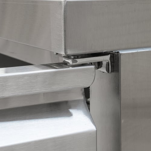 MoTak MUF-48-X 47 1/4" W Undercounter Freezer w/ (2) Section & (2) Door, 115v